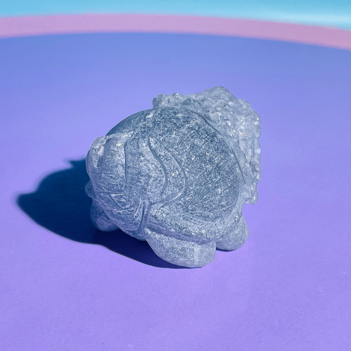 Celestite 'Pixiu' Dragon Small Carving