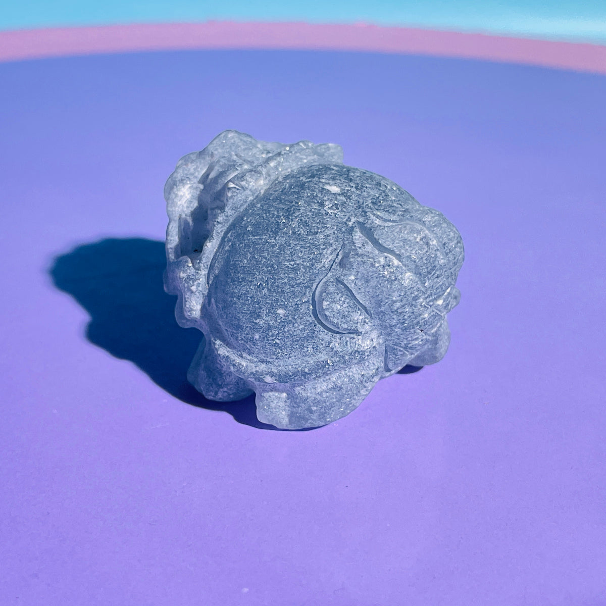 Celestite 'Pixiu' Dragon Small Carving