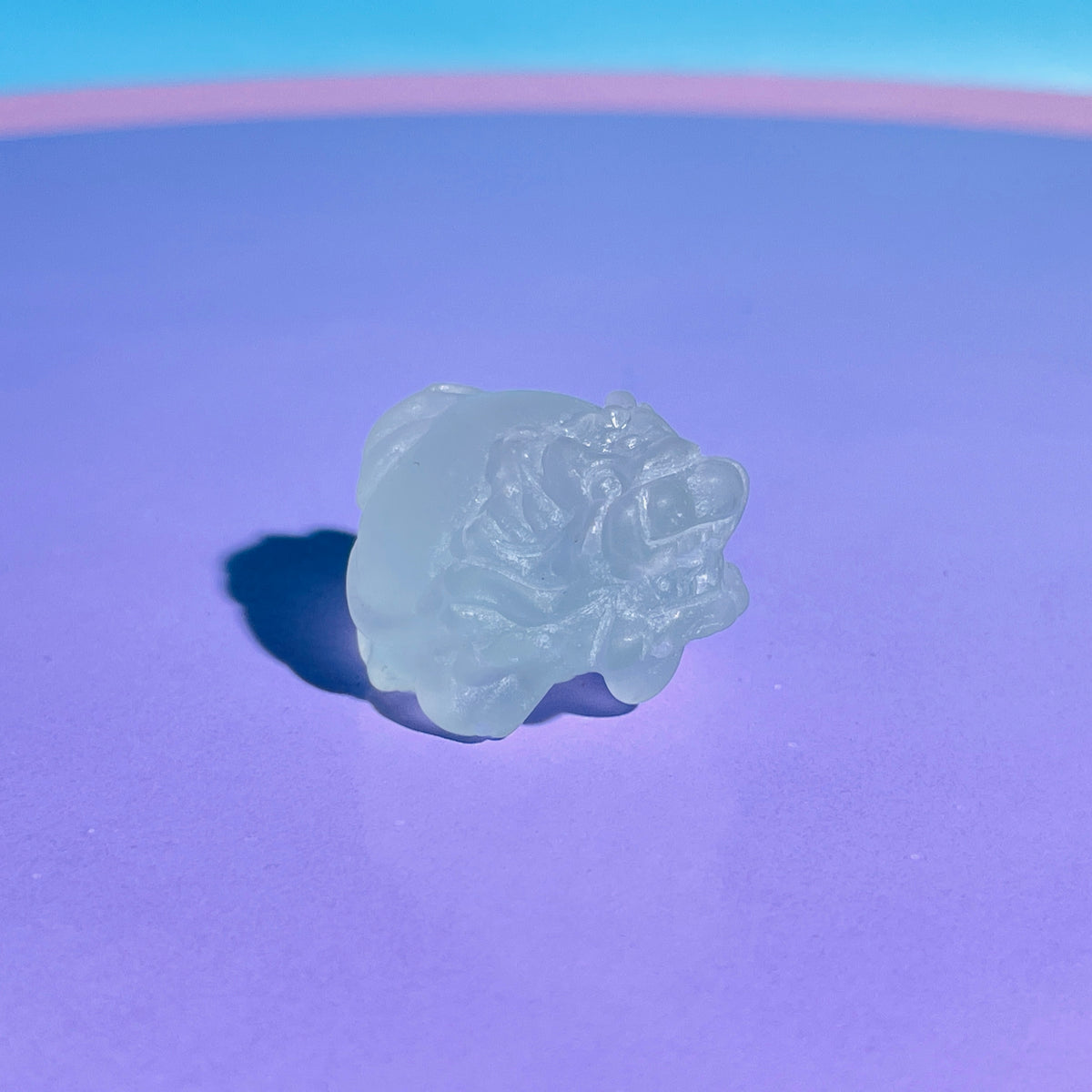 Topaz 'Pixiu' Dragon Mini Carving
