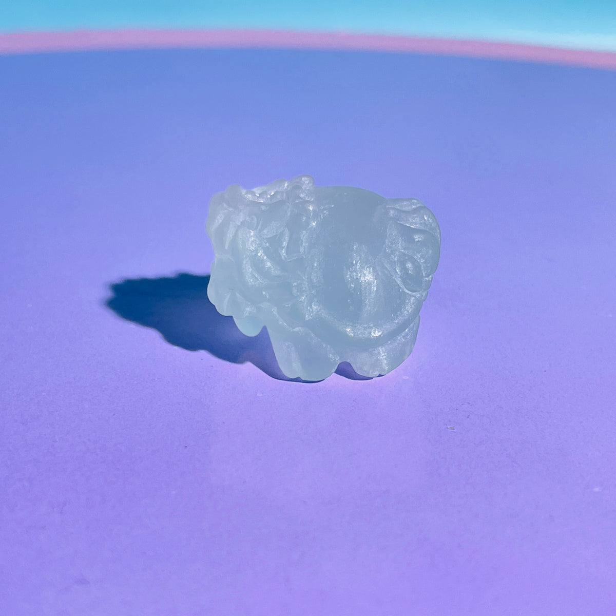 Topaz 'Pixiu' Dragon Mini Carving