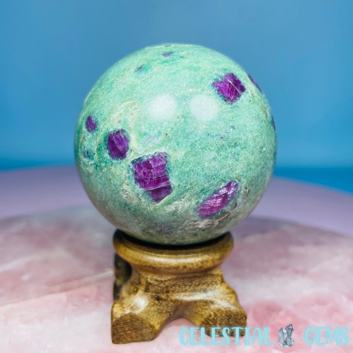Ruby in Fuchsite Medium Sphere