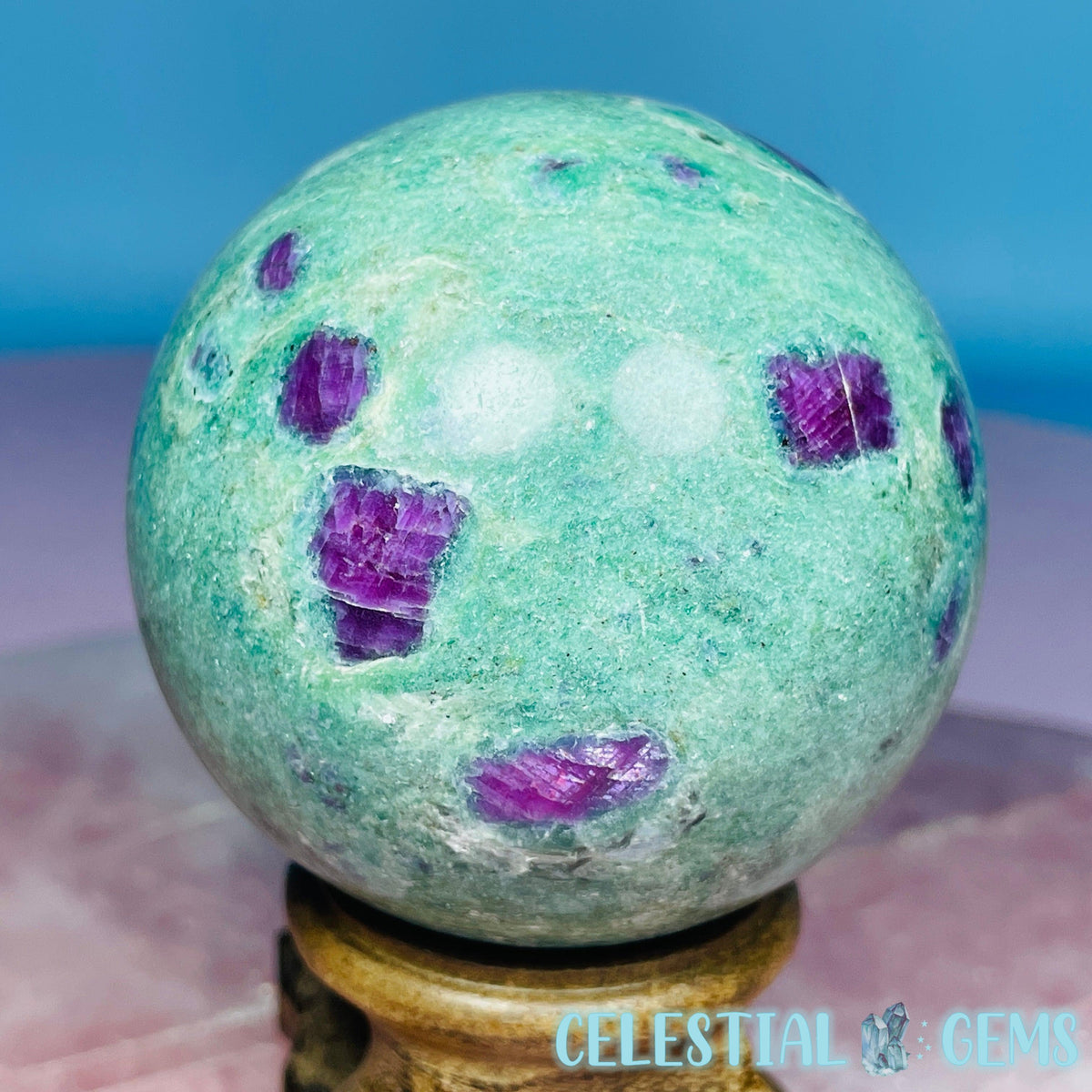 Ruby in Fuchsite Medium Sphere