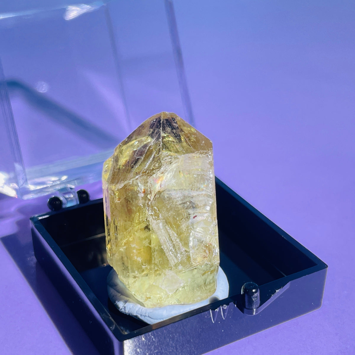 RARE Yellow Apatite Crystal Specimen (Video)