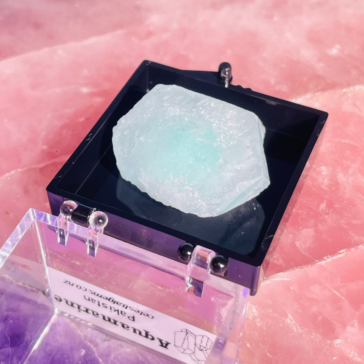 Aquamarine Beryl Terminated Crystal Thumbnail Specimen