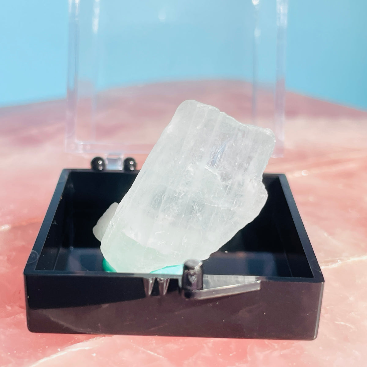 Aquamarine Beryl Terminated Crystal Thumbnail Specimen