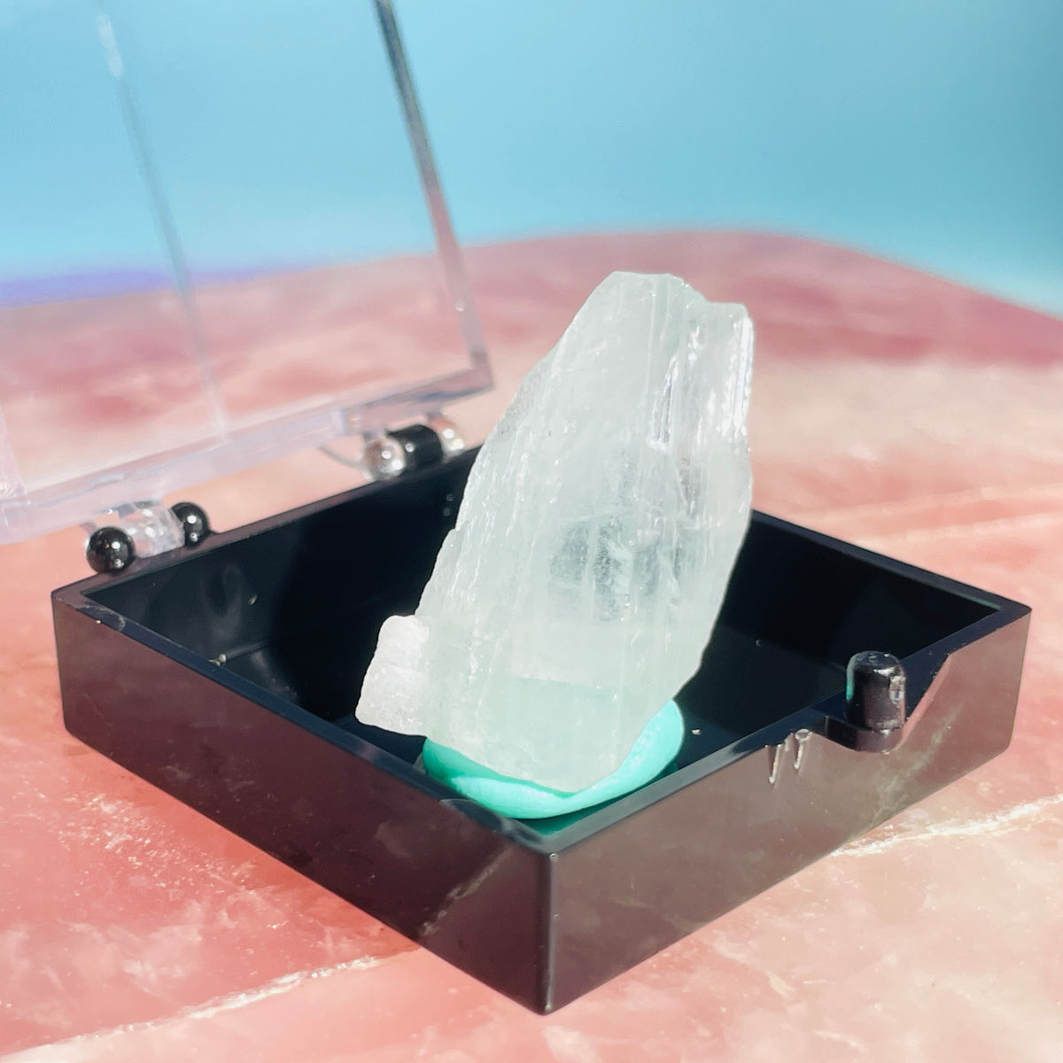 Aquamarine Beryl Terminated Crystal Thumbnail Specimen