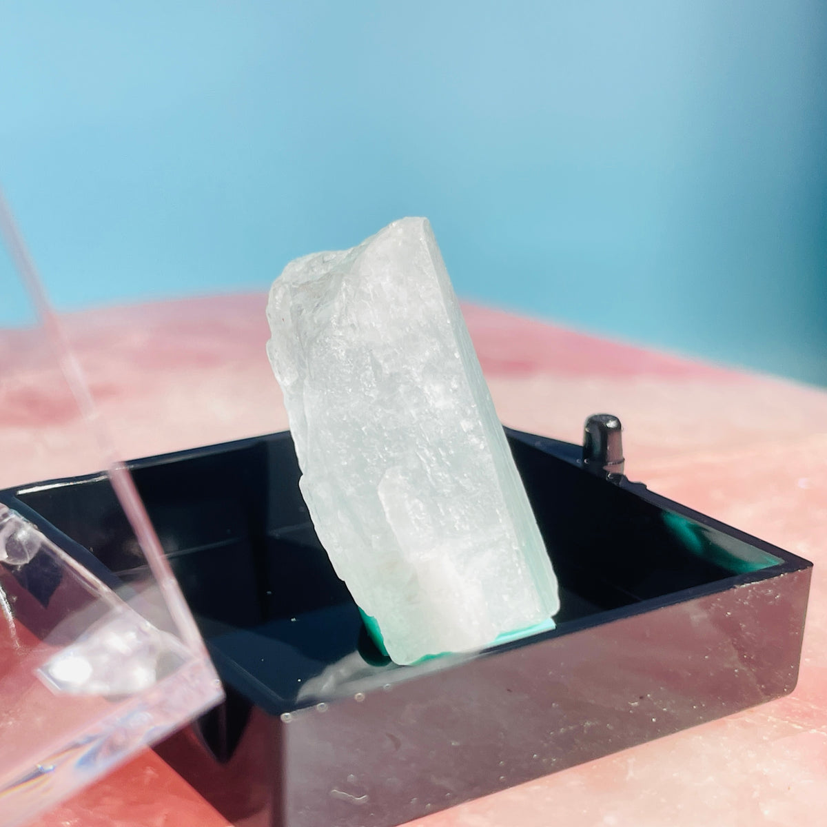 Aquamarine Beryl Terminated Crystal Thumbnail Specimen