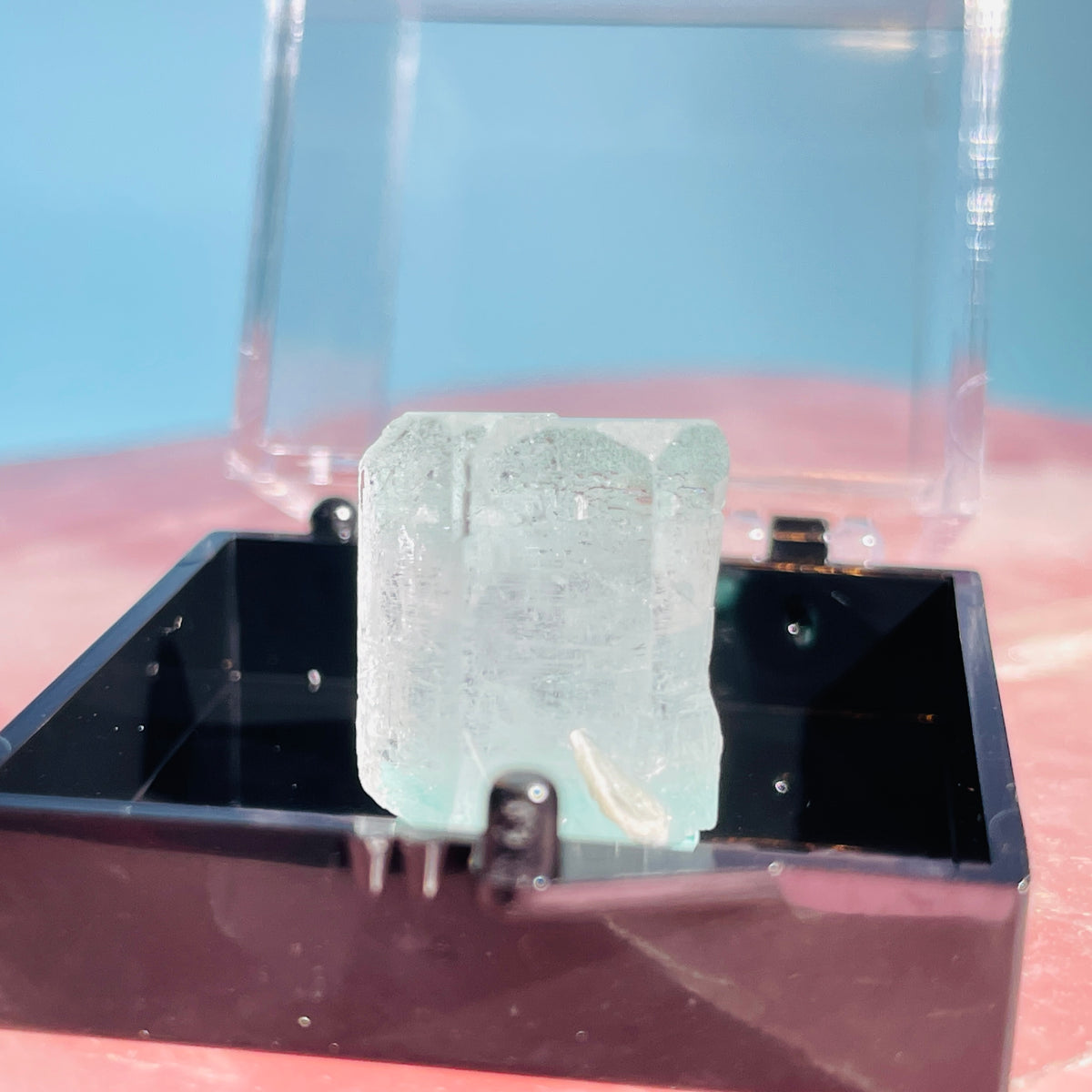 Aquamarine Beryl Terminated Crystal Thumbnail Specimen