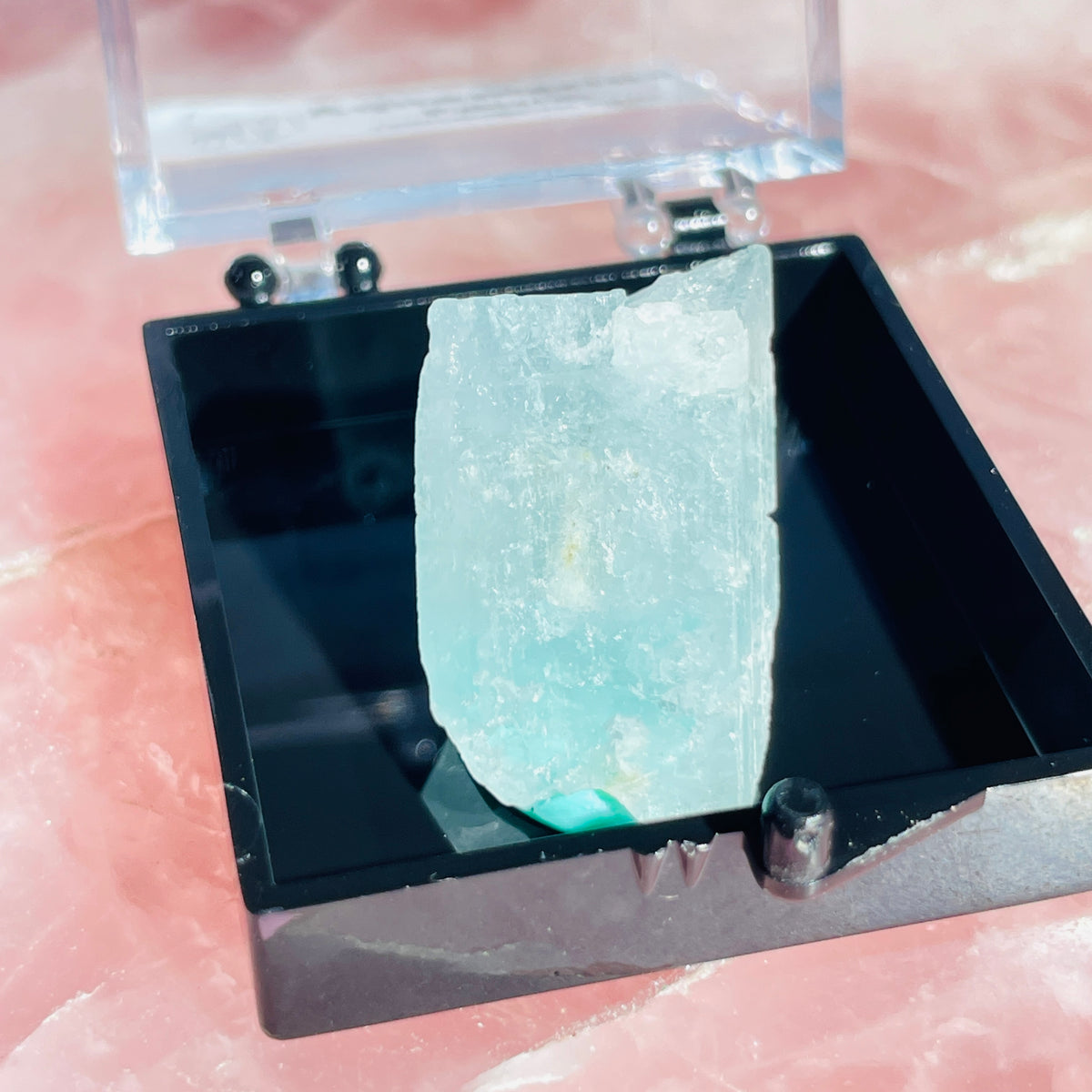 Aquamarine Beryl Terminated Crystal Thumbnail Specimen