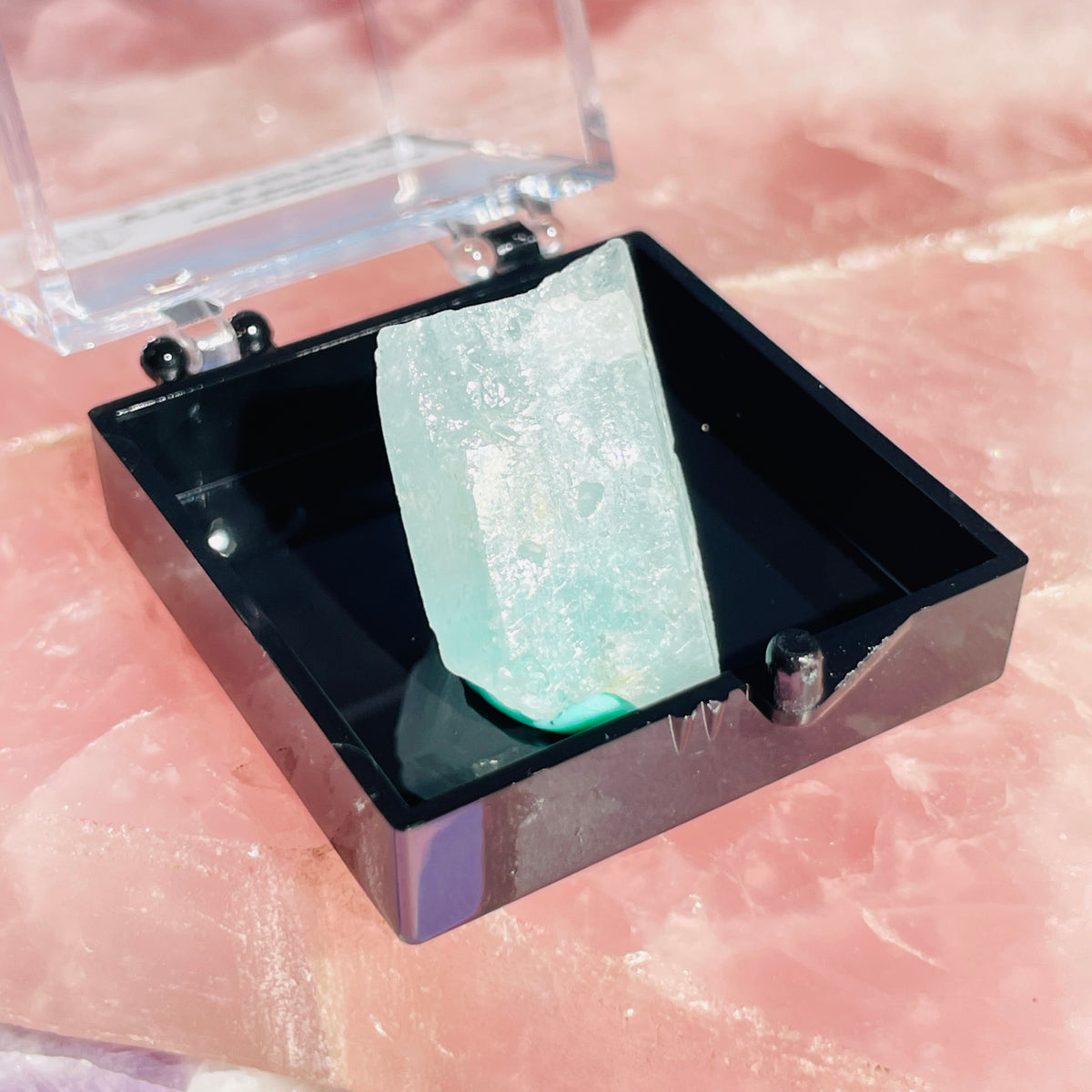 Aquamarine Beryl Terminated Crystal Thumbnail Specimen