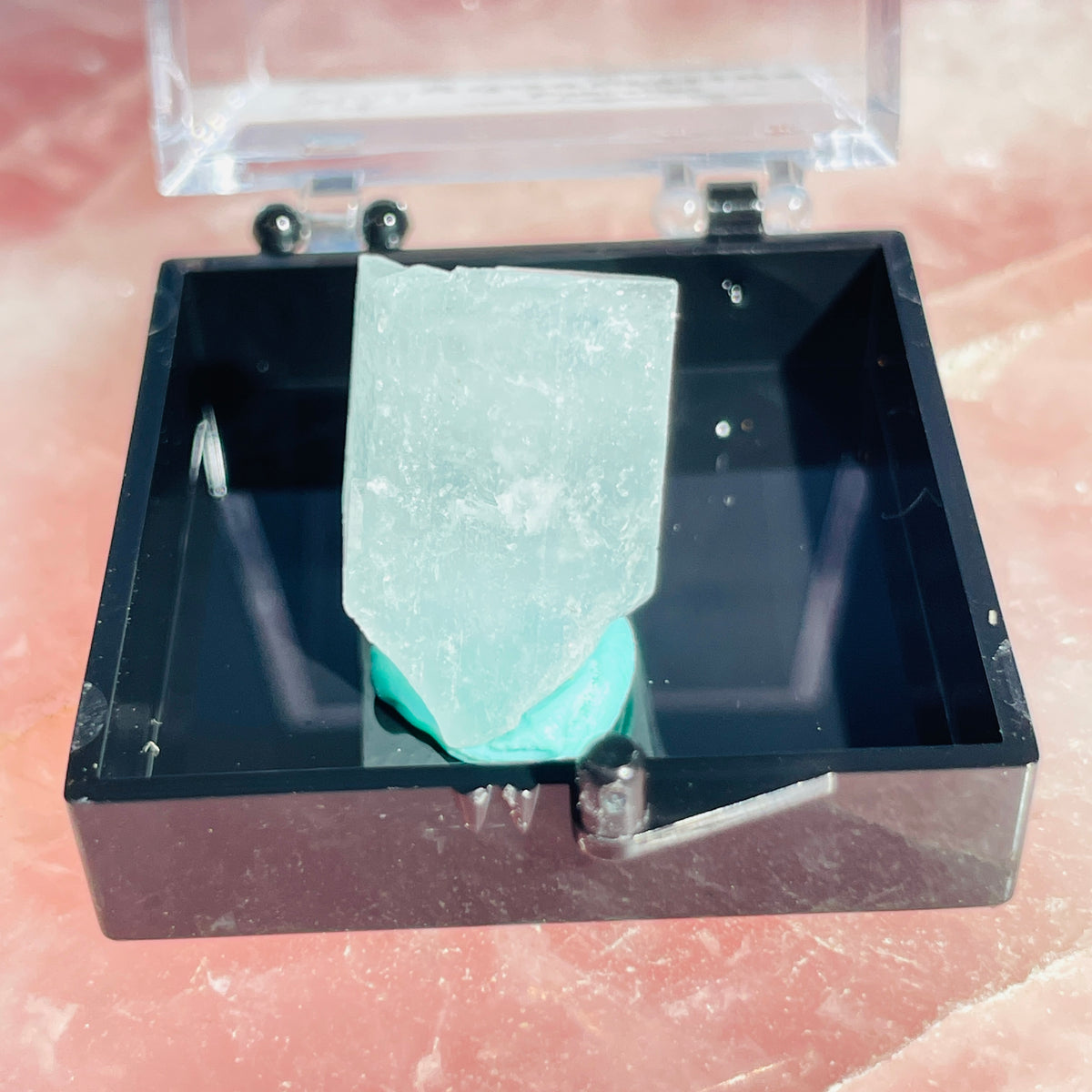 Aquamarine Beryl Terminated Crystal Thumbnail Specimen