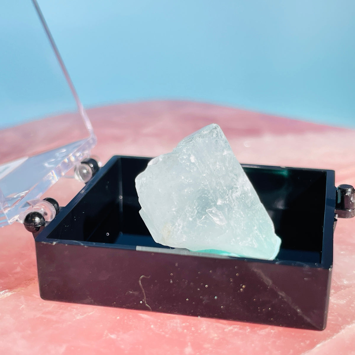 Aquamarine Beryl Terminated Crystal Thumbnail Specimen