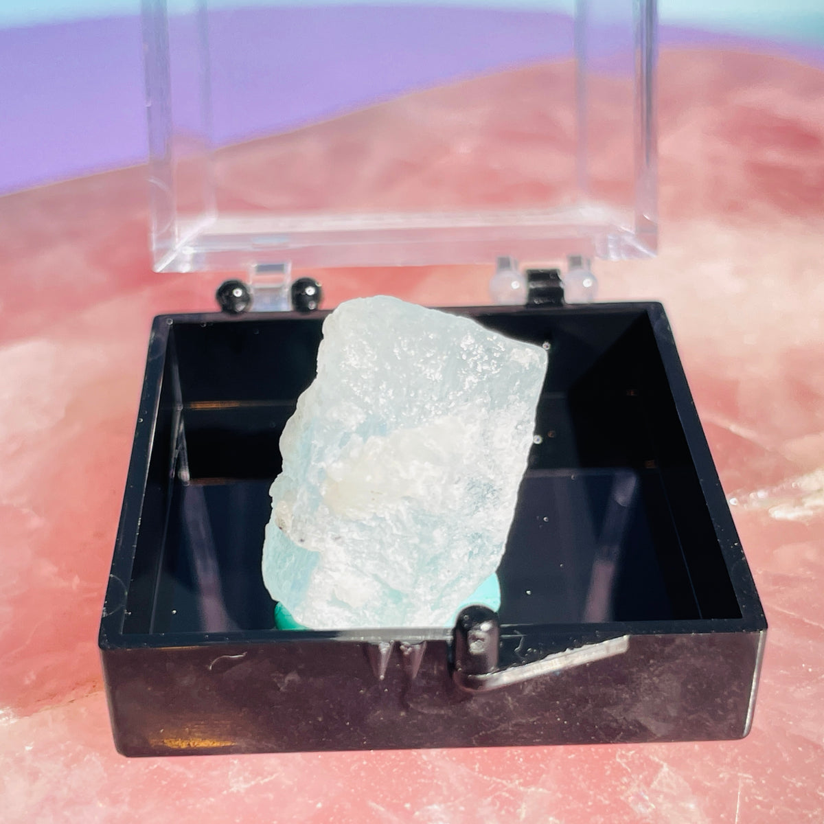 Aquamarine Beryl Terminated Crystal Thumbnail Specimen