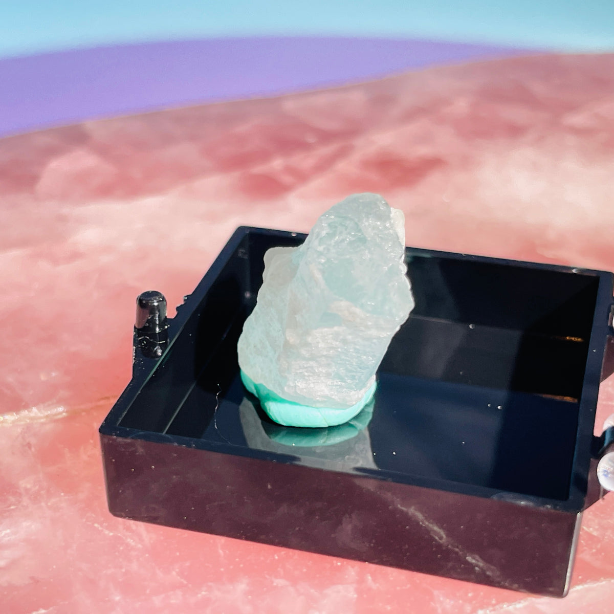 Aquamarine Beryl Terminated Crystal Thumbnail Specimen
