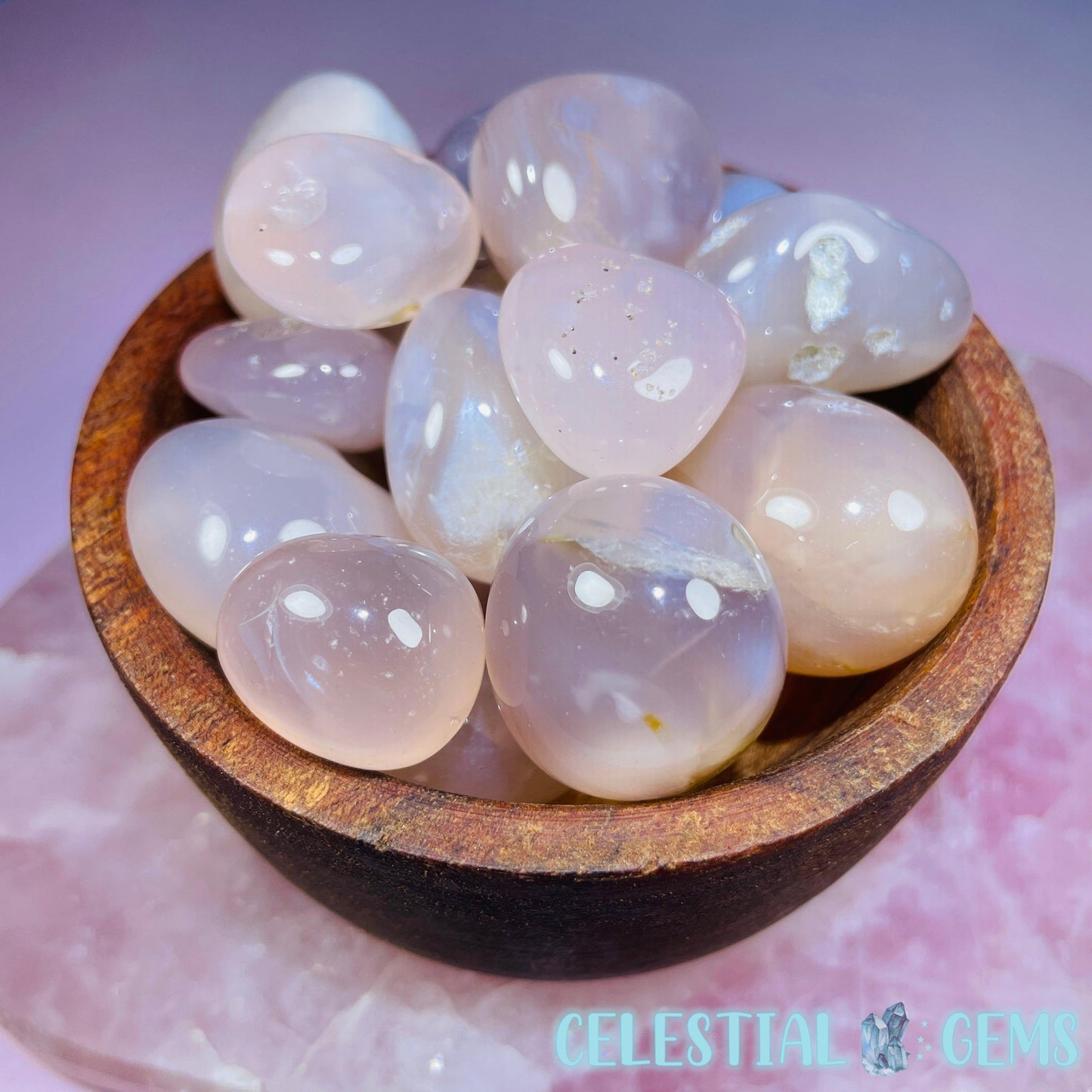 Pink Chalcedony Tumble