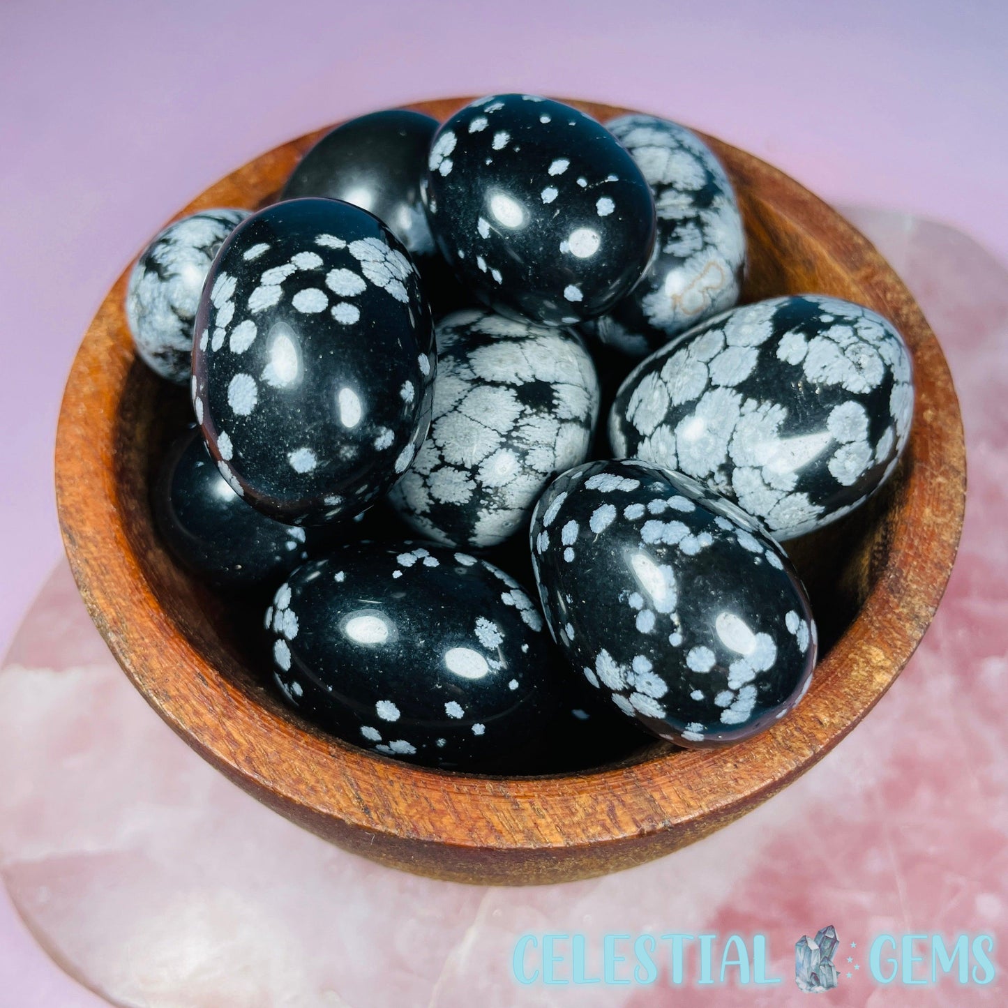 Snowflake Obsidian Tumble