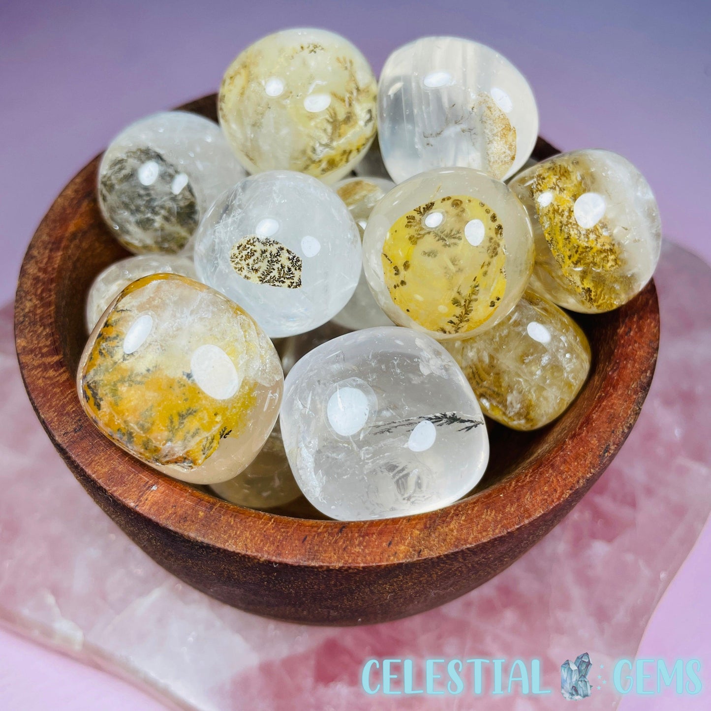 Dendritic Quartz Tumble