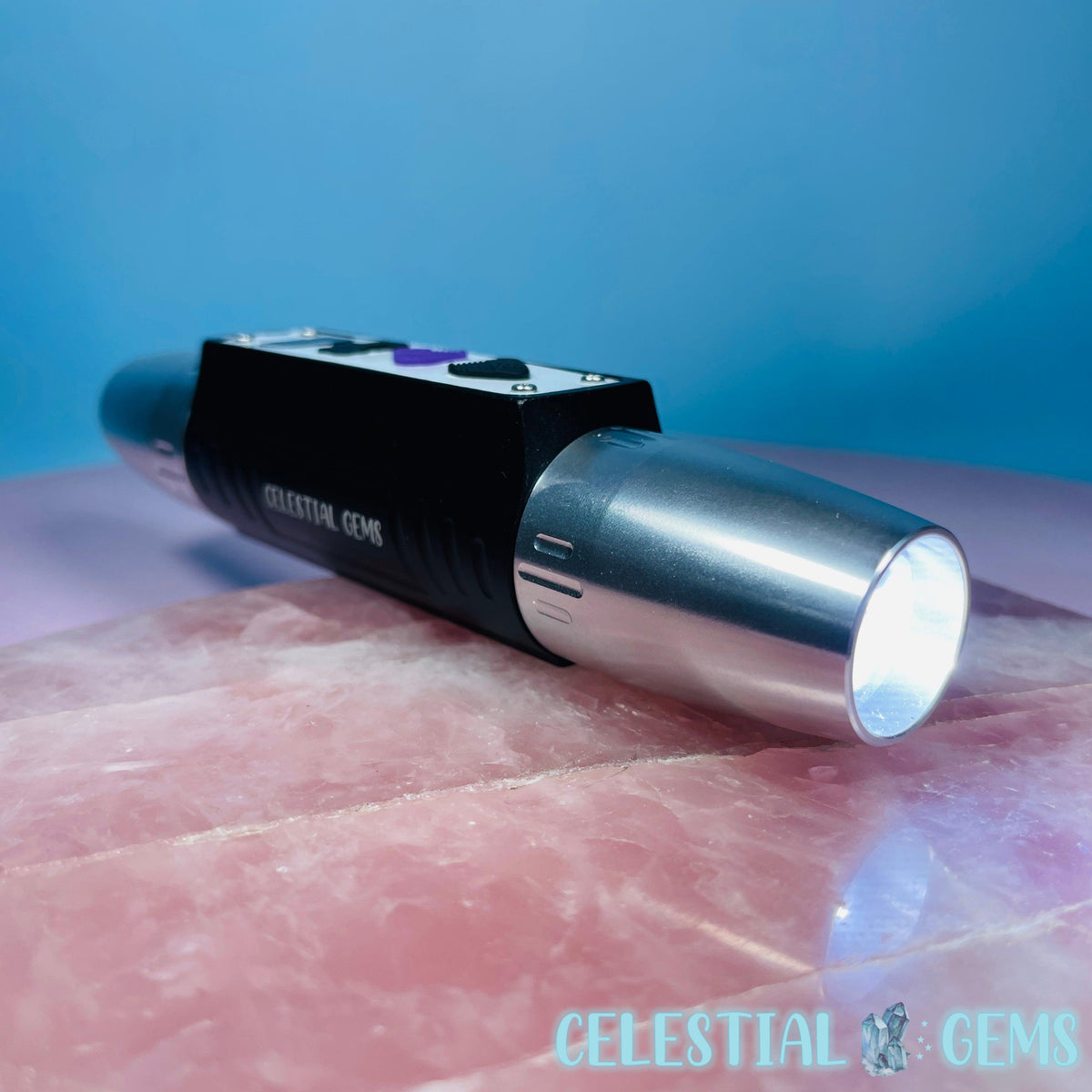 Gem Torch 5-in-1 Rechargeable Light (UV 365 Short Wave, UV 395 Long Wave, White, Yellow, Warm White)