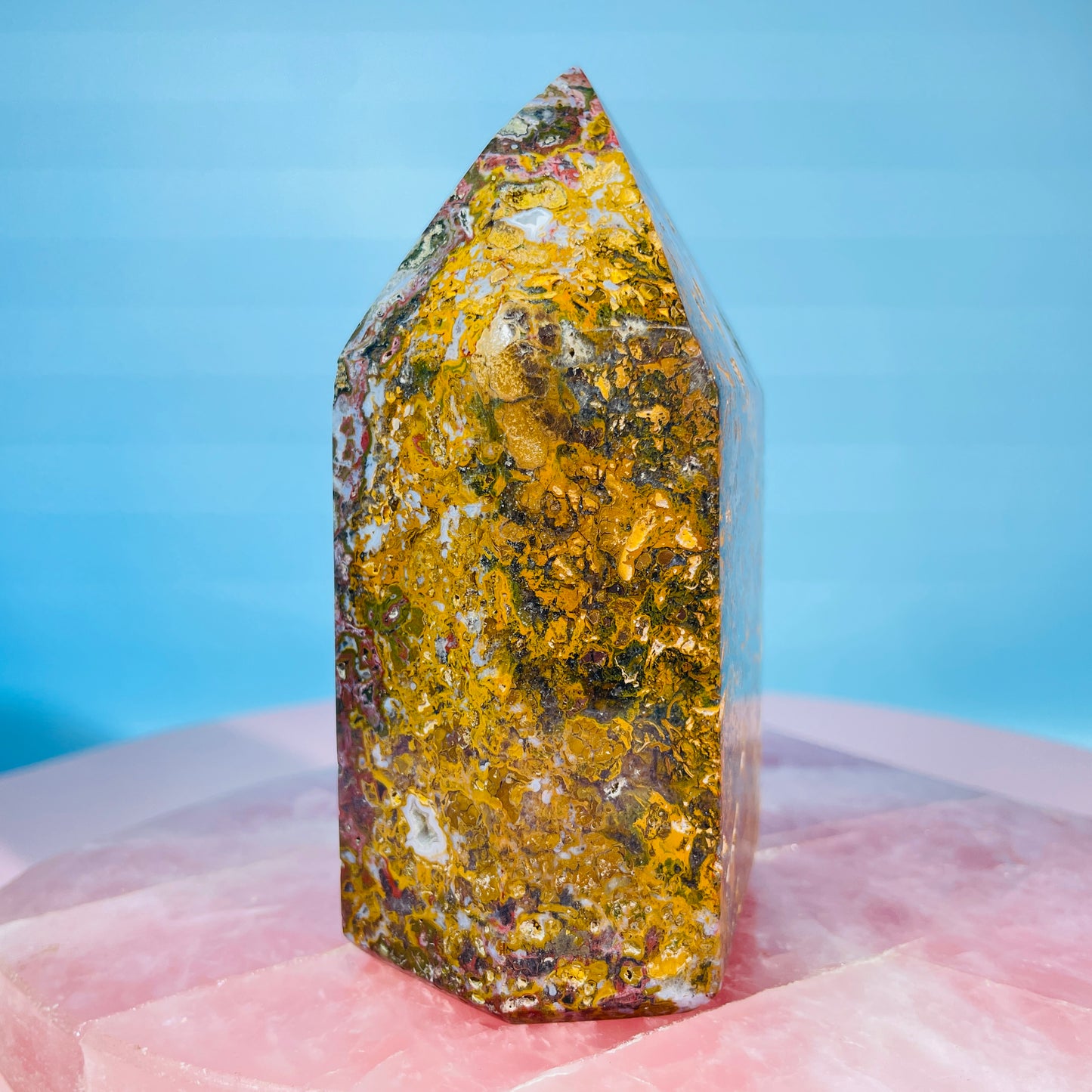 Agate + Ocean Jasper Chunky Medium Tower