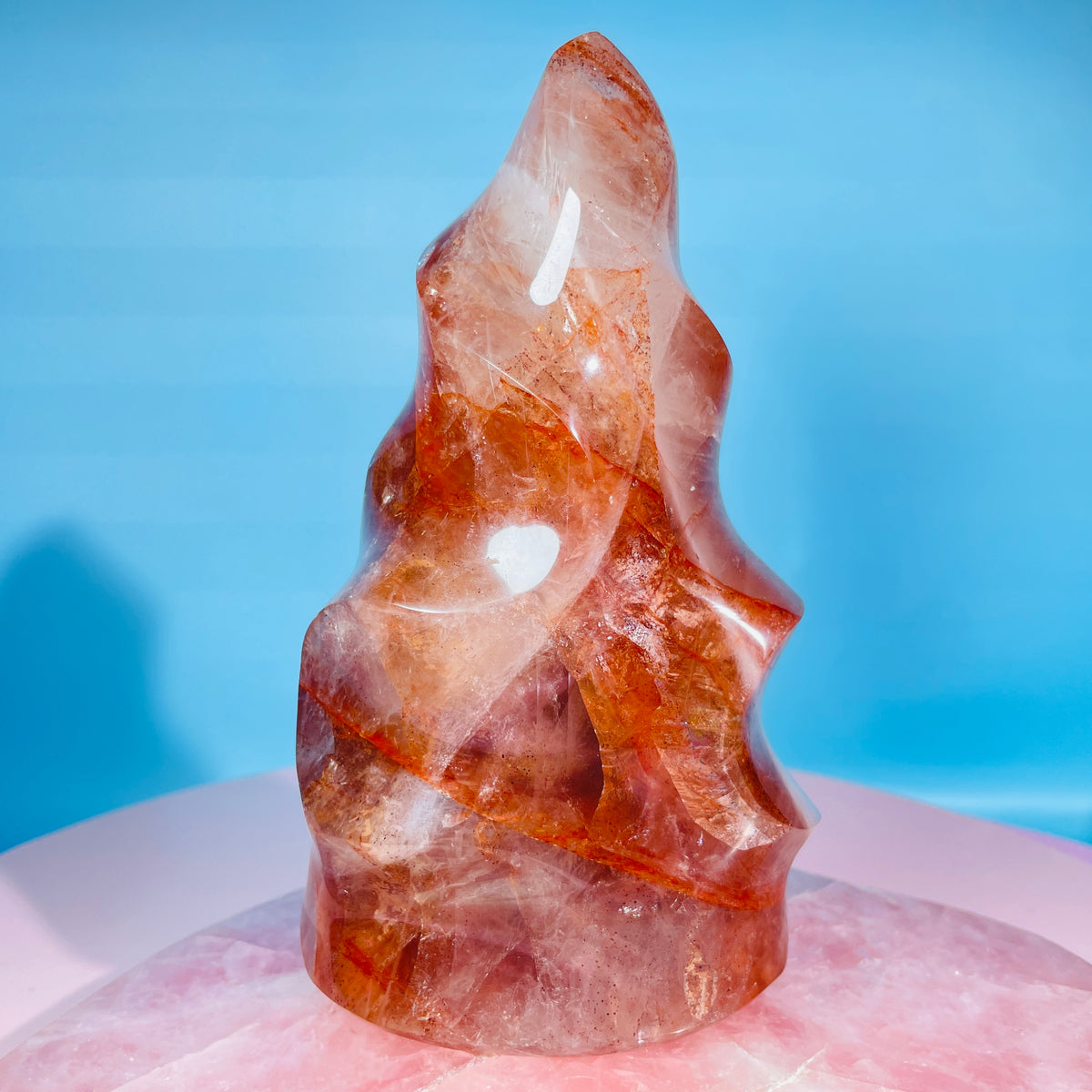 Fire Quartz Large Flame Freeform