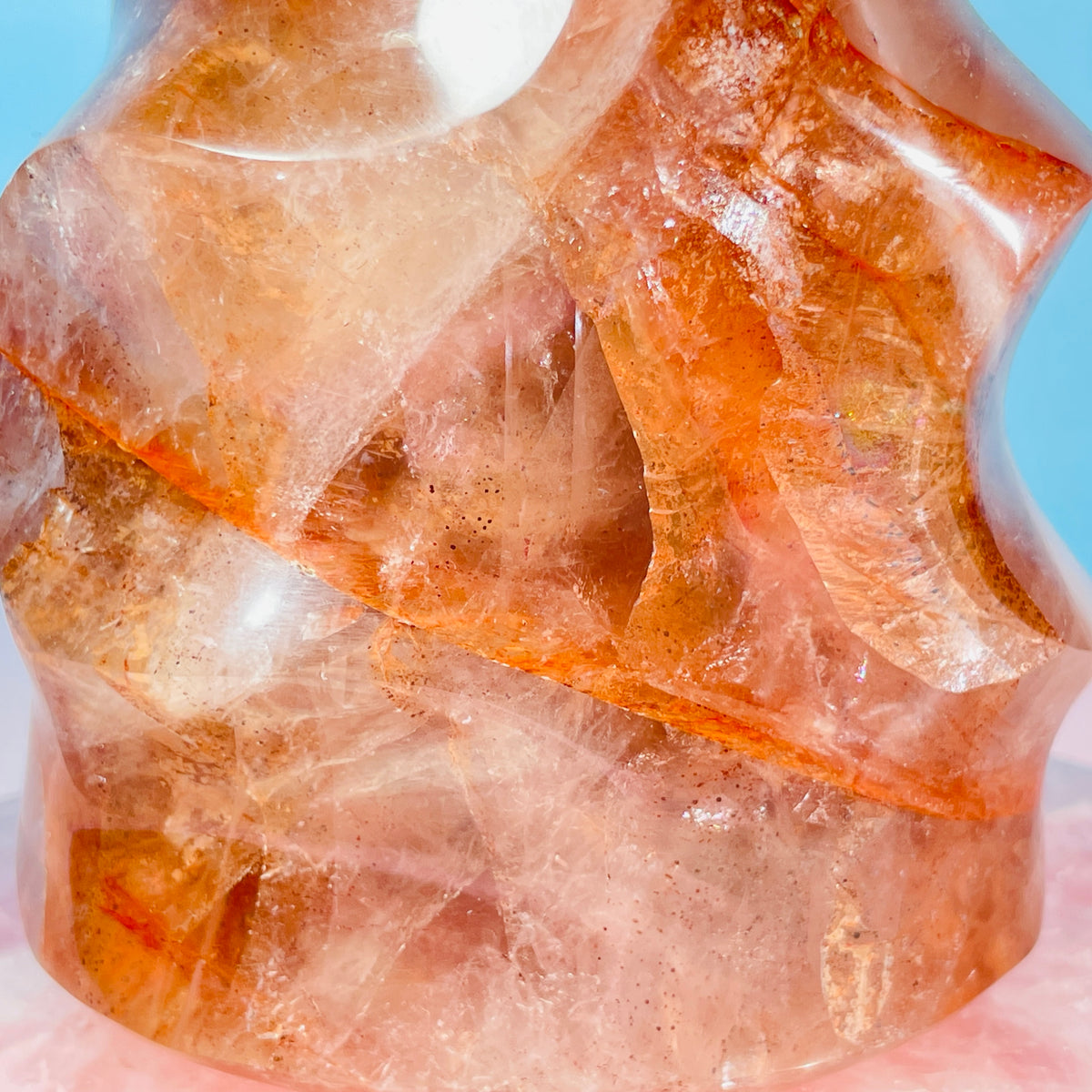 Fire Quartz Large Flame Freeform
