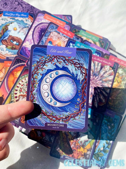 The Illustrated Crystallary Oracle Card Deck by Maia Toll