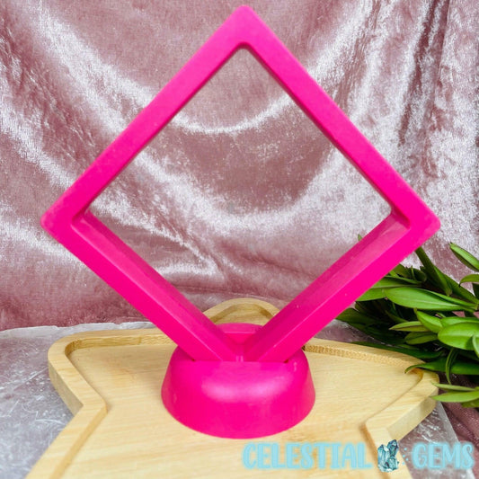 3D Floating Frame Display Case (Hot Pink)
