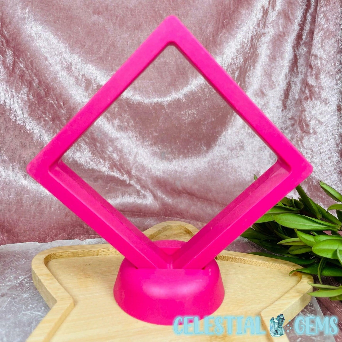 3D Floating Frame Display Case (Hot Pink)