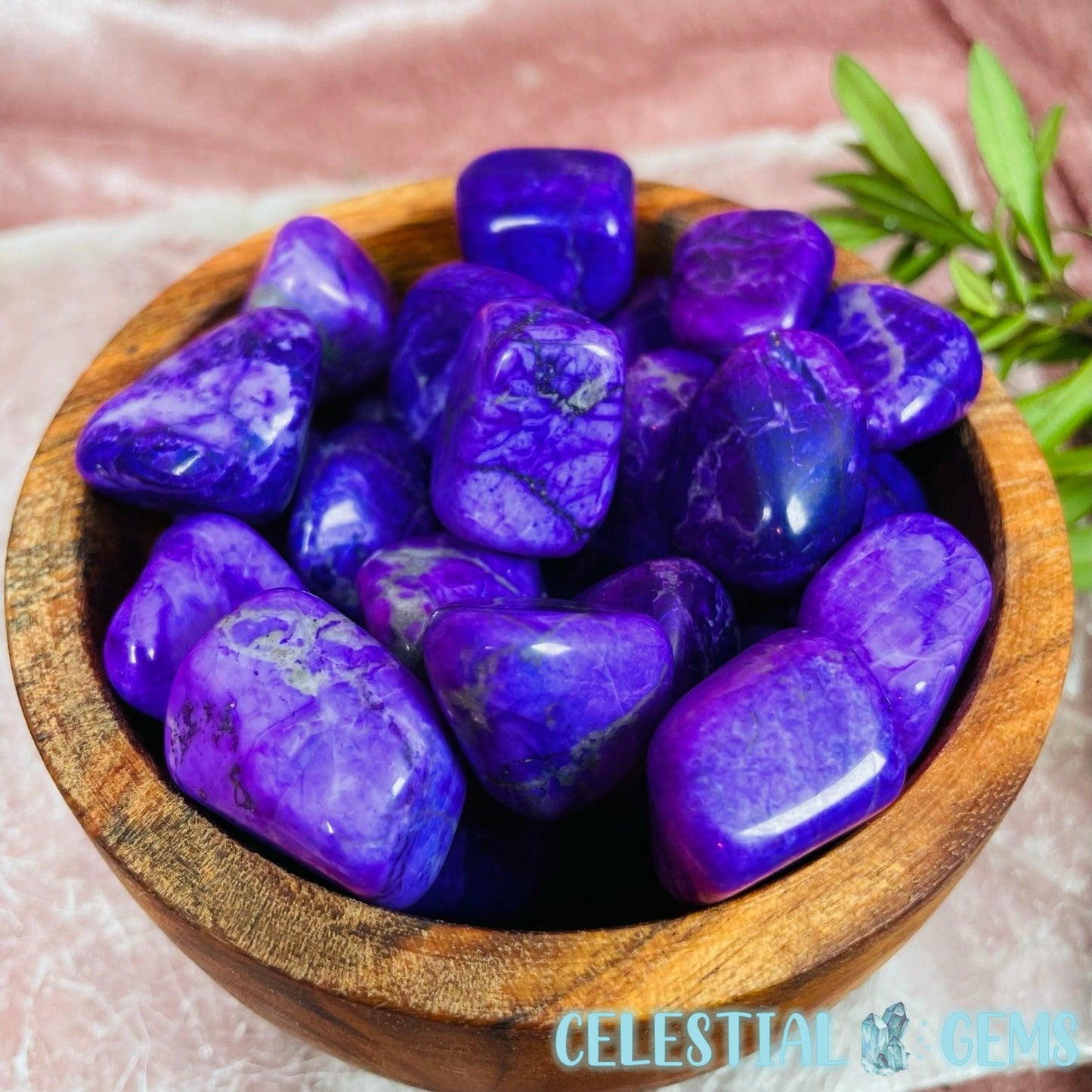 Purple Howlite Tumble (Dyed)