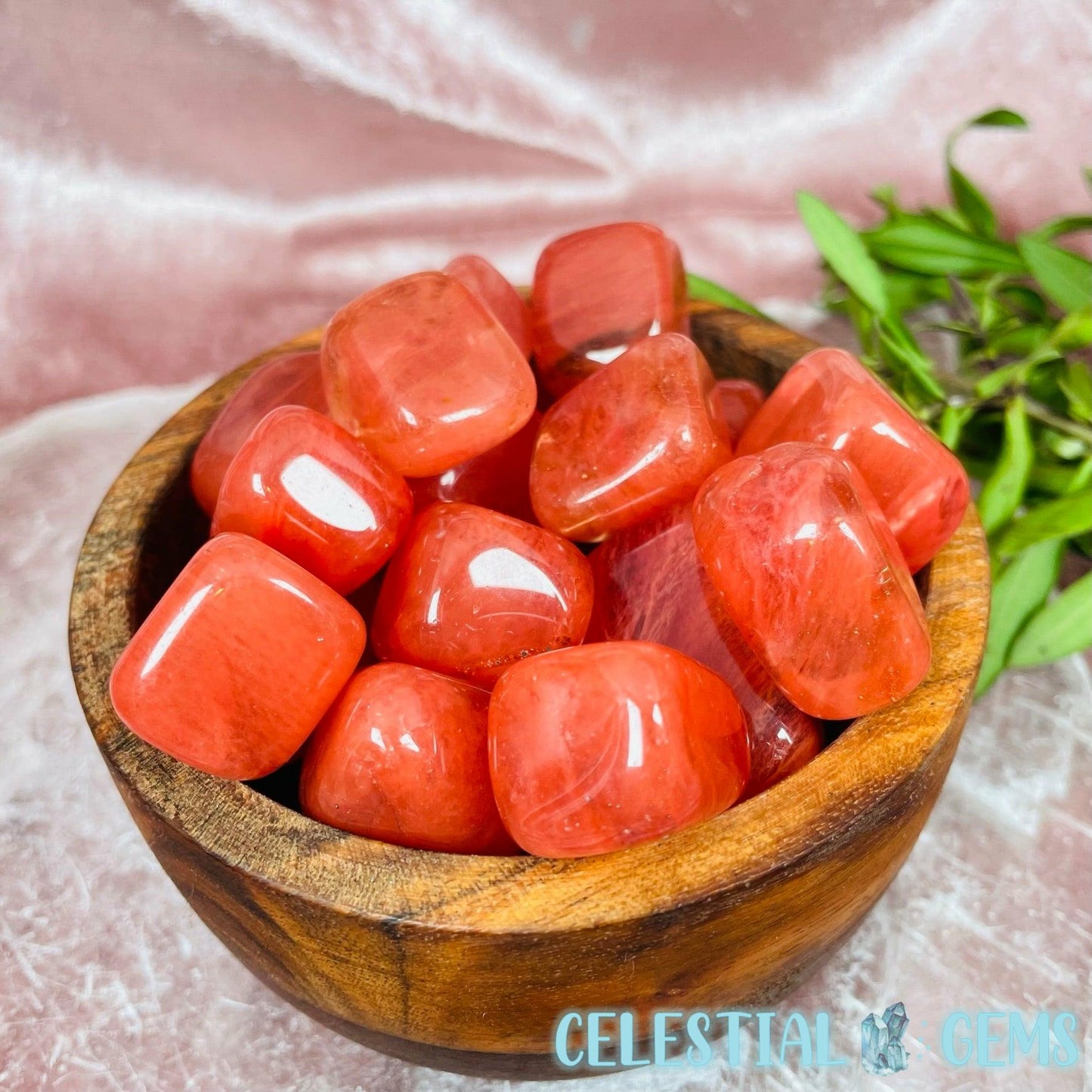 Red Smelted Quartz Tumble