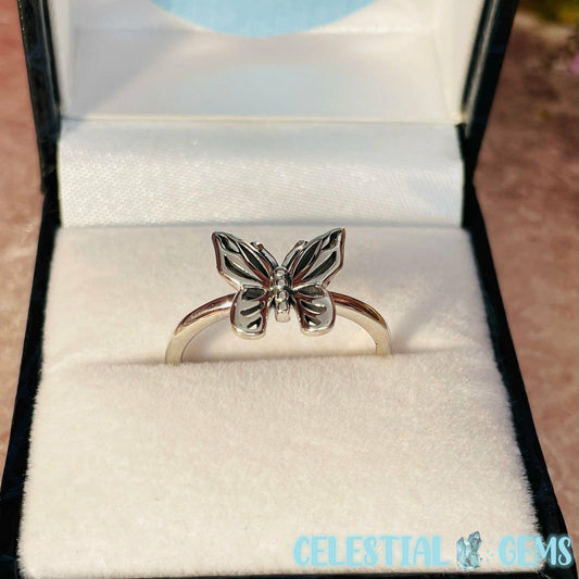 Butterfly Silver Ring (Adjustable)