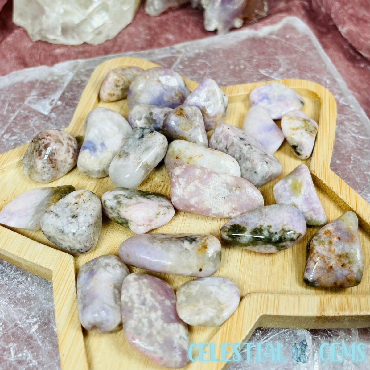 Prairie Tanzanite (Zoisite) Tumble Iti