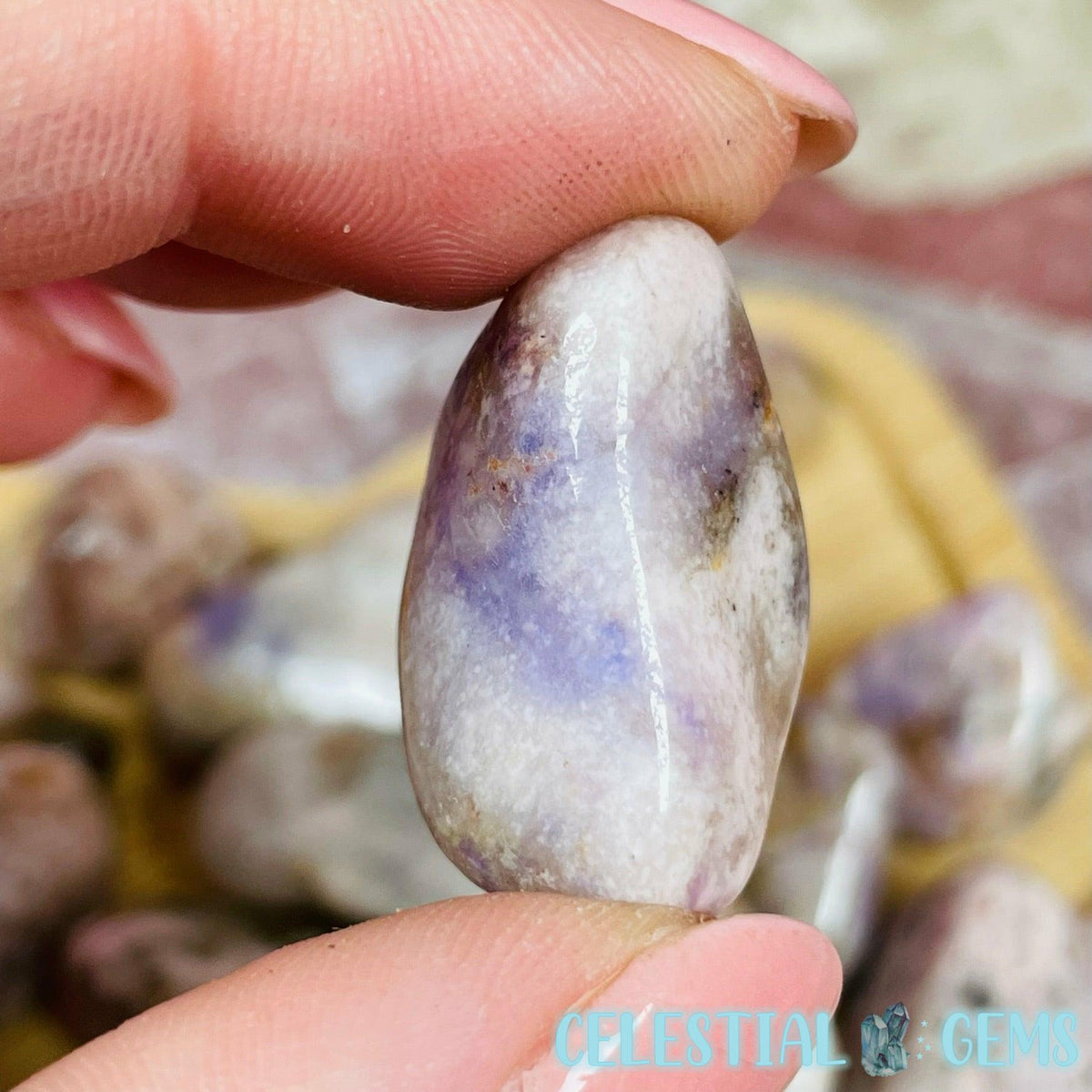 Prairie Tanzanite (Zoisite) Tumble Iti
