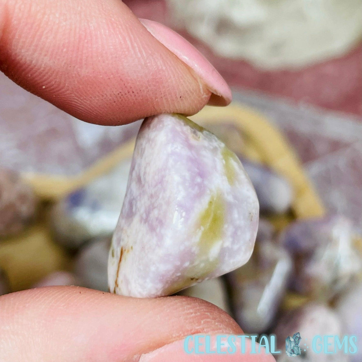 Prairie Tanzanite (Zoisite) Tumble Iti