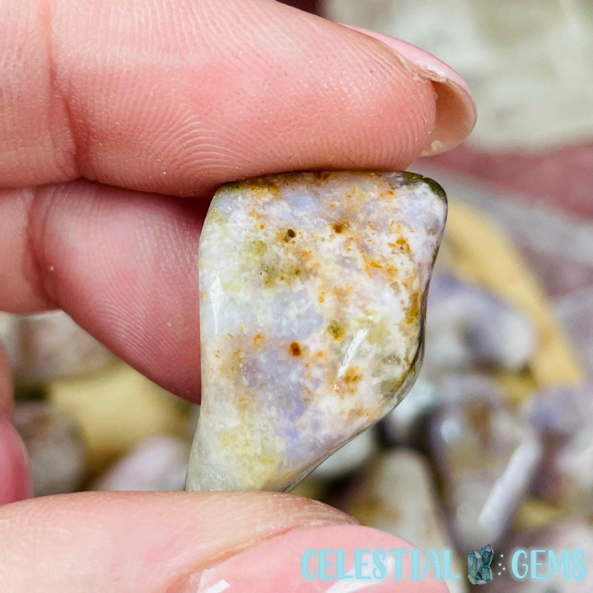 Prairie Tanzanite (Zoisite) Tumble Iti