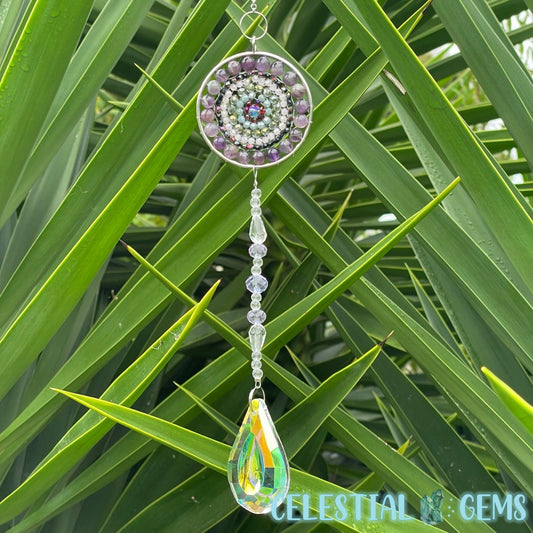 Circle Crystal Beaded Hanging Suncatcher (3 Styles)