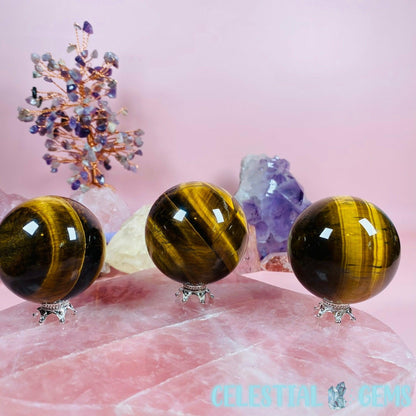 Yellow Tiger Eye Small Sphere