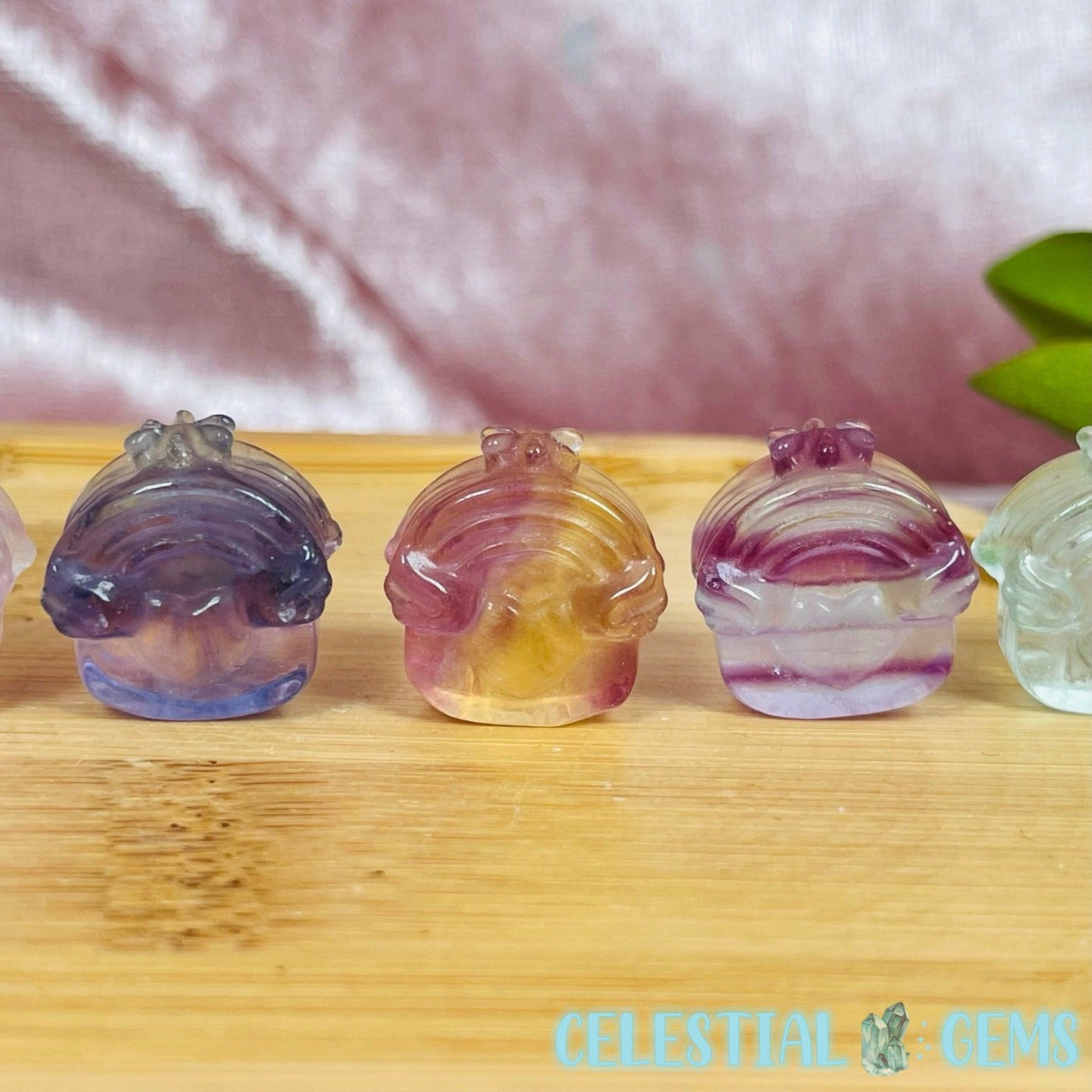 Fluorite Rainbow Tiny Carving