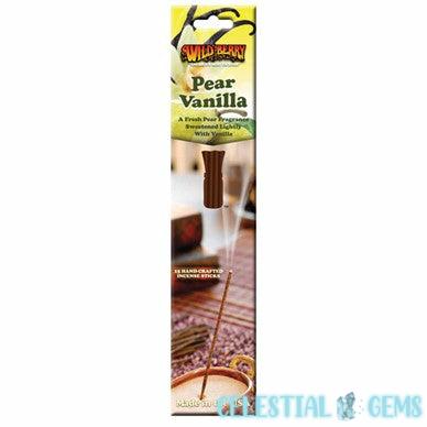 Pear Vanilla Incense Stick (28cm) Pack of 15 - Wildberry Incense®