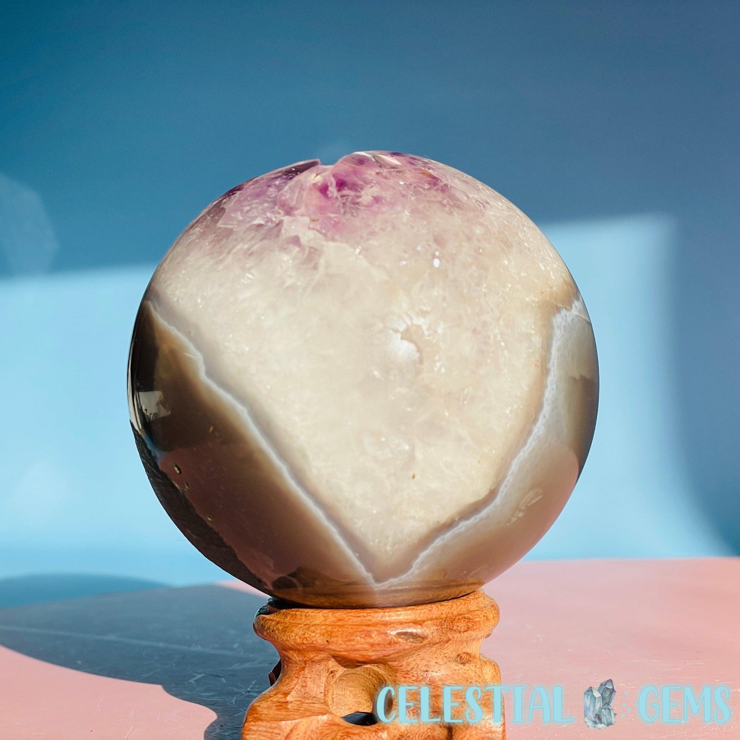 Druzy Amethyst Large Sphere