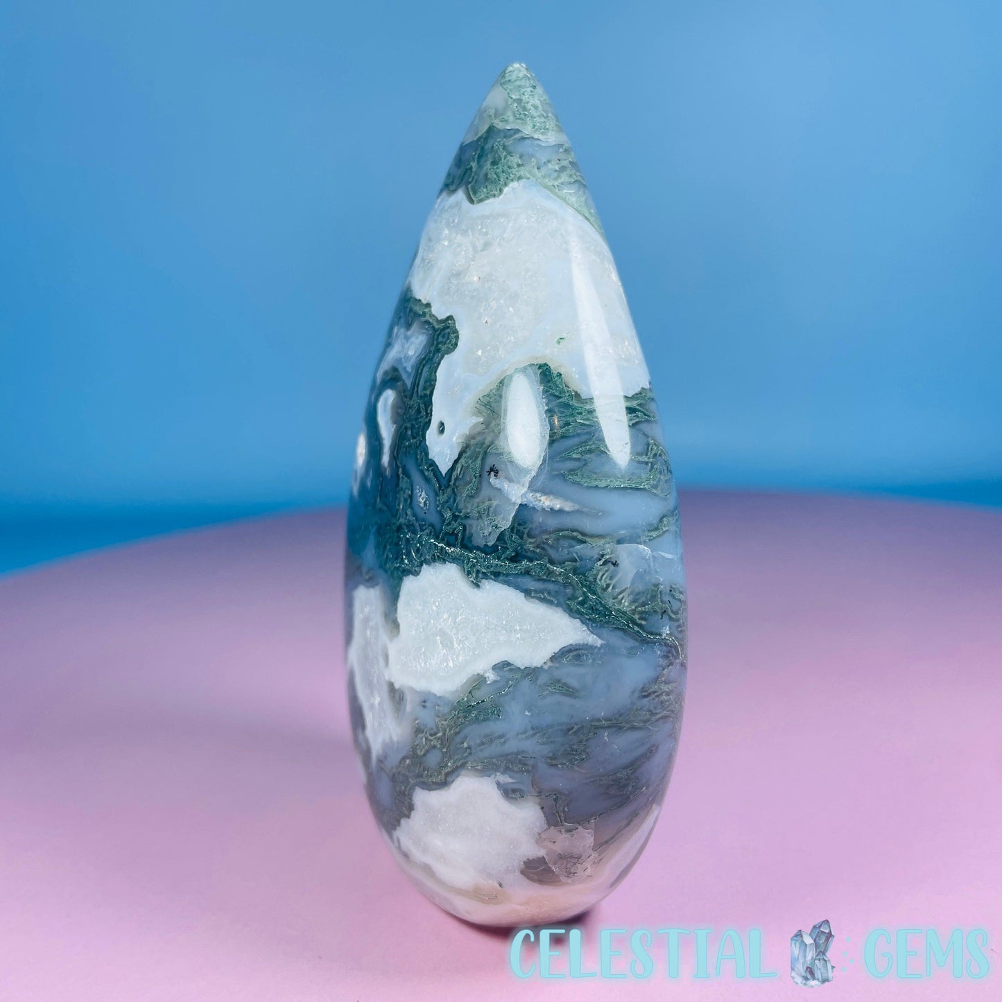 Moss Agate Medium Freeform