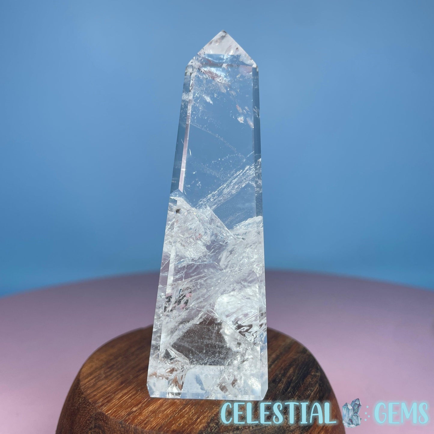 Clear Quartz Small Obelisk Tower