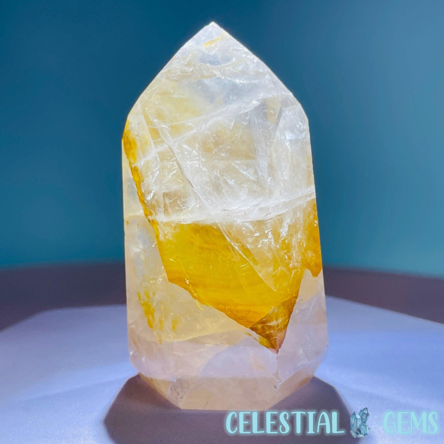 High Grade Golden Healer Quartz Small Tower