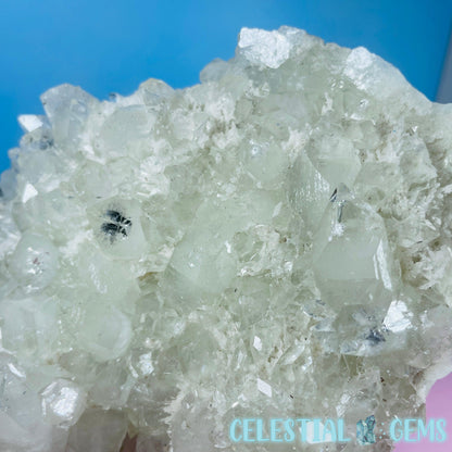 A Grade Diamond Apophyllite + White Chalcedony Large Cluster