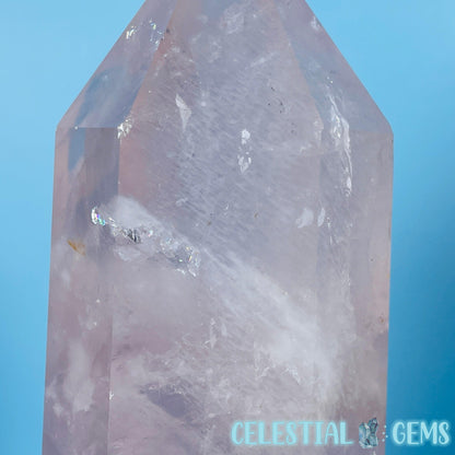 High Grade Rose Quartz Large Chunky Tower (Video)
