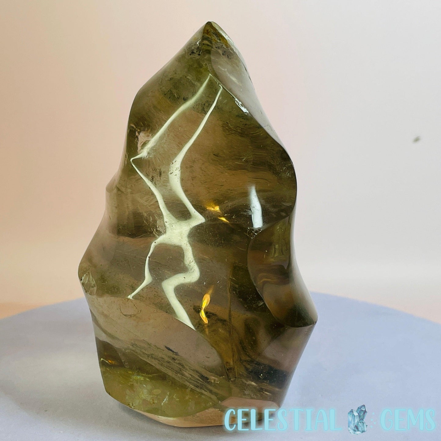 Smoky Quartz Flame Medium Freeform (CHIPPED)