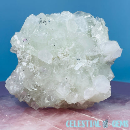 A Grade Diamond Apophyllite + White Chalcedony Medium Cluster