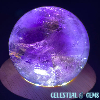 A Grade Bolivian Phantom Ametrine Medium Sphere (Video)