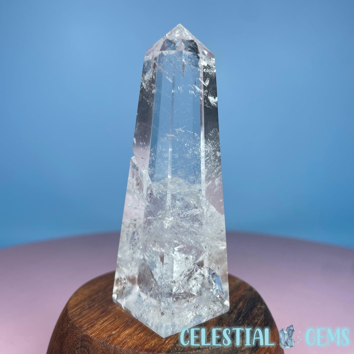 Clear Quartz Small Obelisk Tower