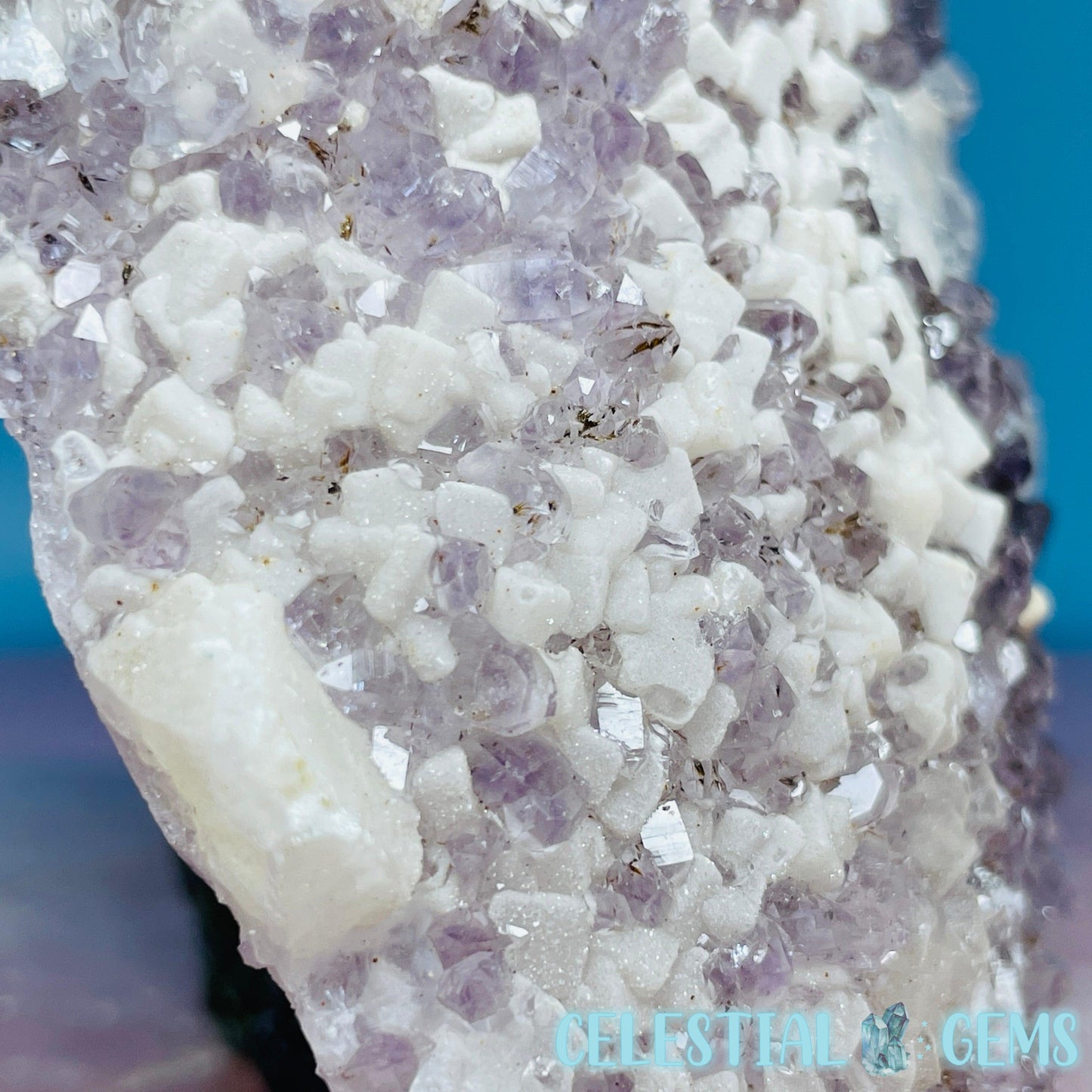 Amethyst, Microcline + Agate Medium Cluster Freeform